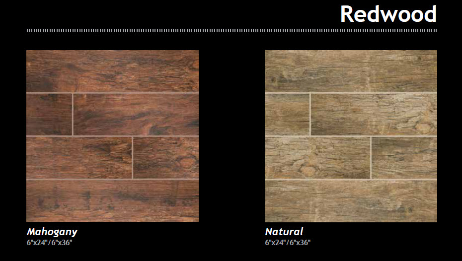 wood looks - Redwood
