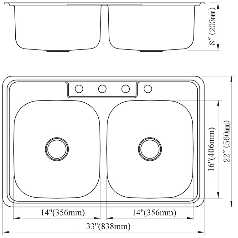 6HA4 3322 | Home Art Tile Kitchen and Bath