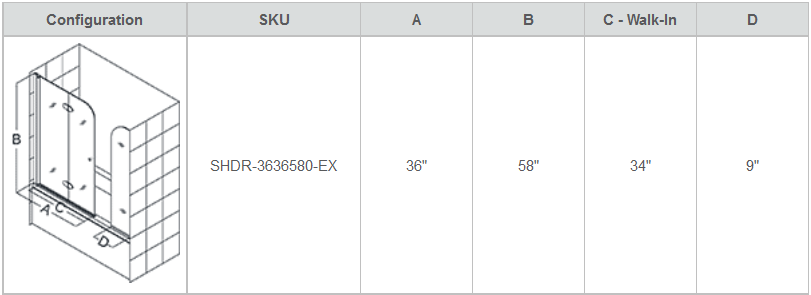 Aquafold with Extender | Home Art Tile Kitchen and Bath