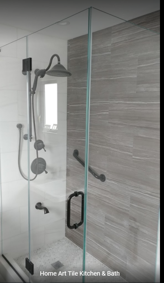 Marble Tiles Bathroom Renovation in Jamaica, Queens | Home Art Tile Kitchen and Bath