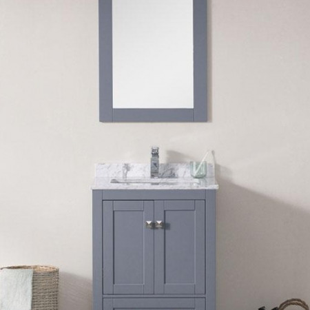 Dubai 24-Inch Charcoal Grey Vanity