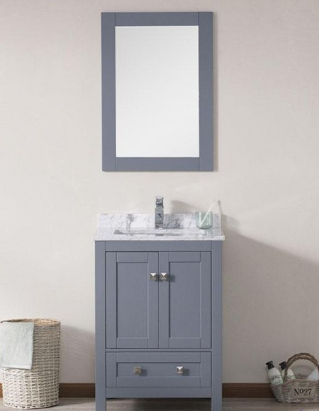 Dubai 24-Inch Charcoal Grey Vanity