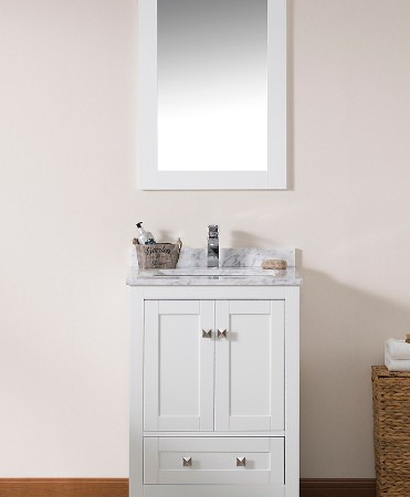 Dubai 24-Inch White Vanity