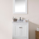 Dubai 24-Inch White Vanity