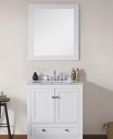 Dubai 30-Inch White Vanity