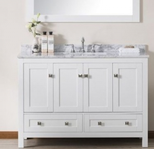 Dubai 48-Inch White Vanity